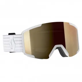 Shield LS Ski Goggle - White Light Sensitive/Bronze Chrome