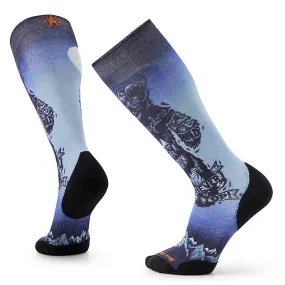 Smartwool Ski Targeted Cushion Always Explore Print Over The Calf Socks