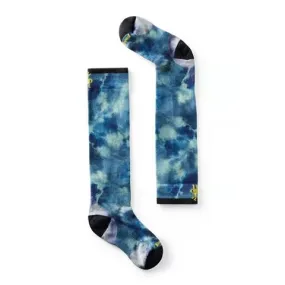 Smartwool Youth Ski Zero Cushion Tie Dye Print OTC Socks