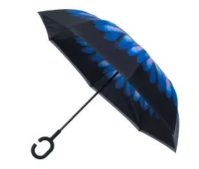 Soake- Inside Out Umbrella, Blue Daisy