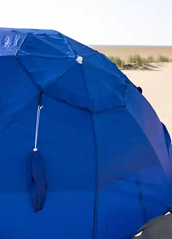 Streetwize Folding Beach Umbrella & Wind Break | Kaleidoscope