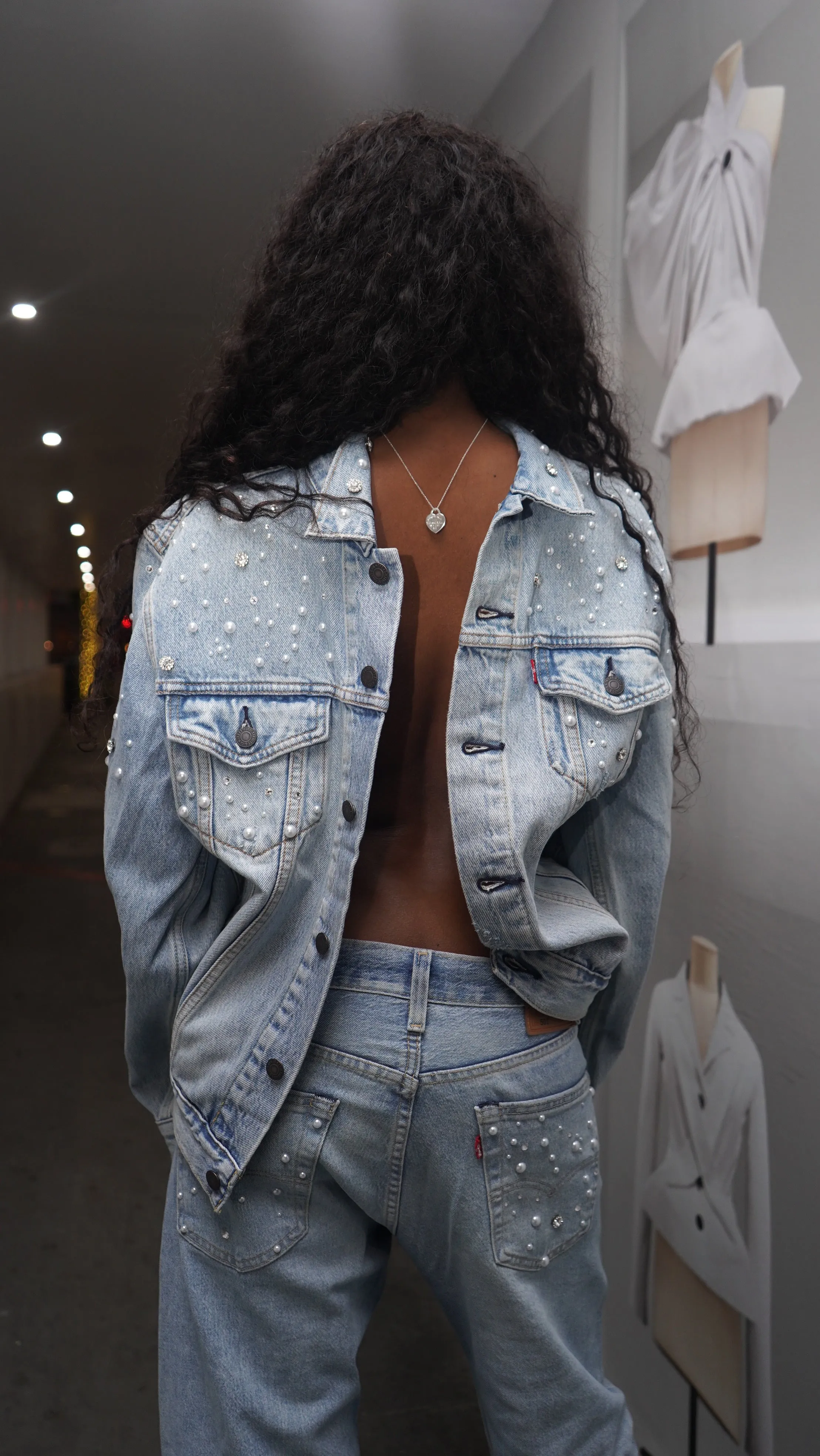 STUDDED DENIM JACKET