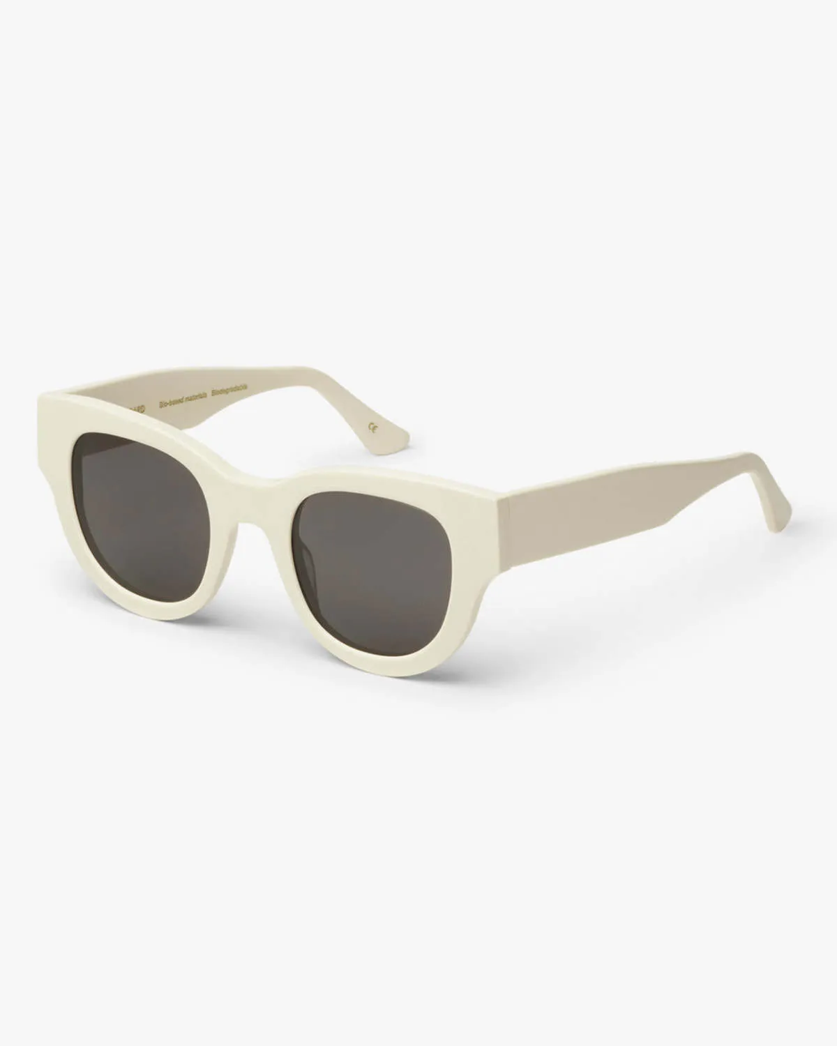 Sunglasses - White Solid/Black