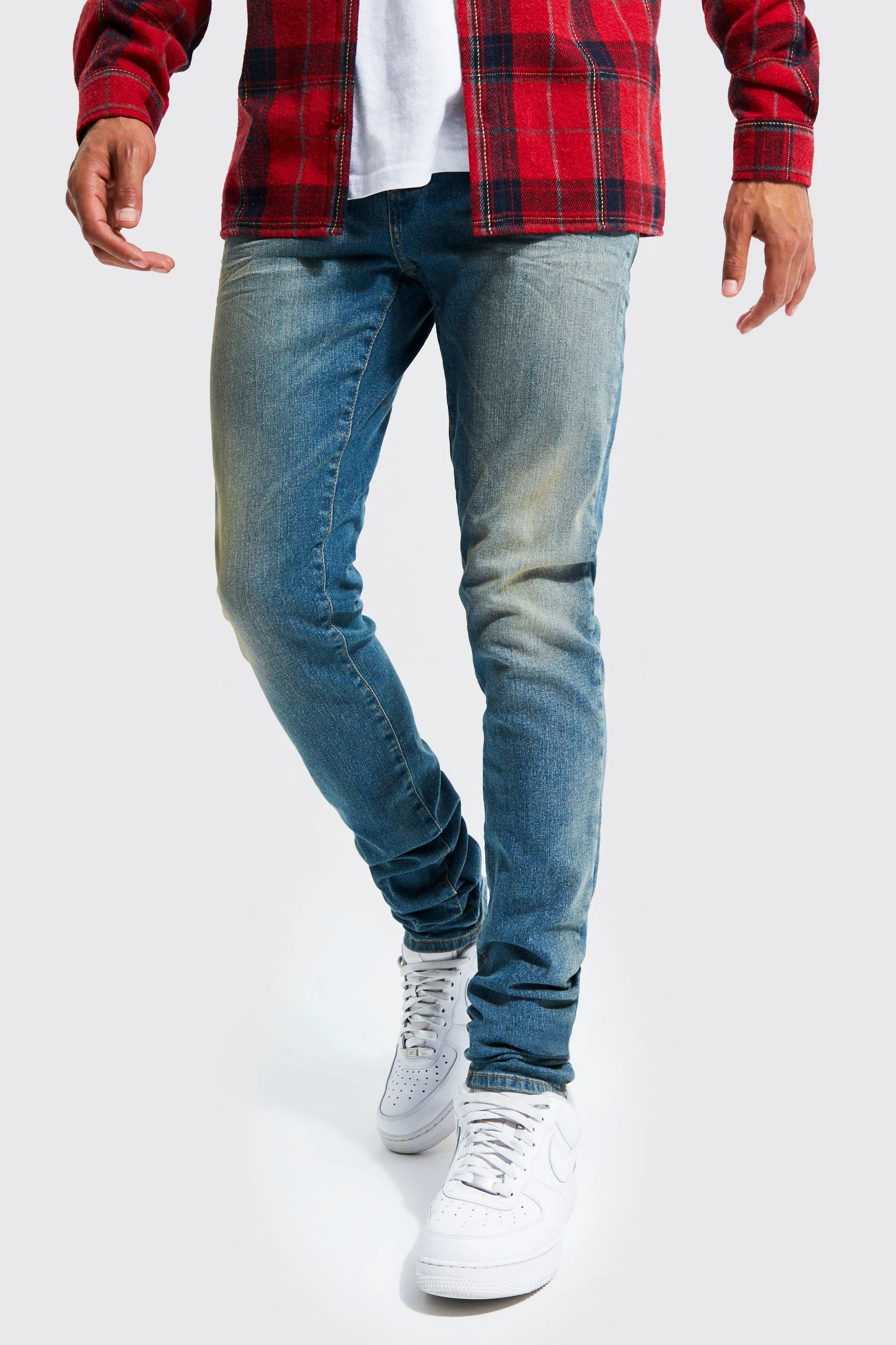 Tall Skinny Stretch Stacked Jeans