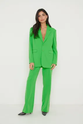 Tamsyn Super High Waisted Trousers - Bright Green