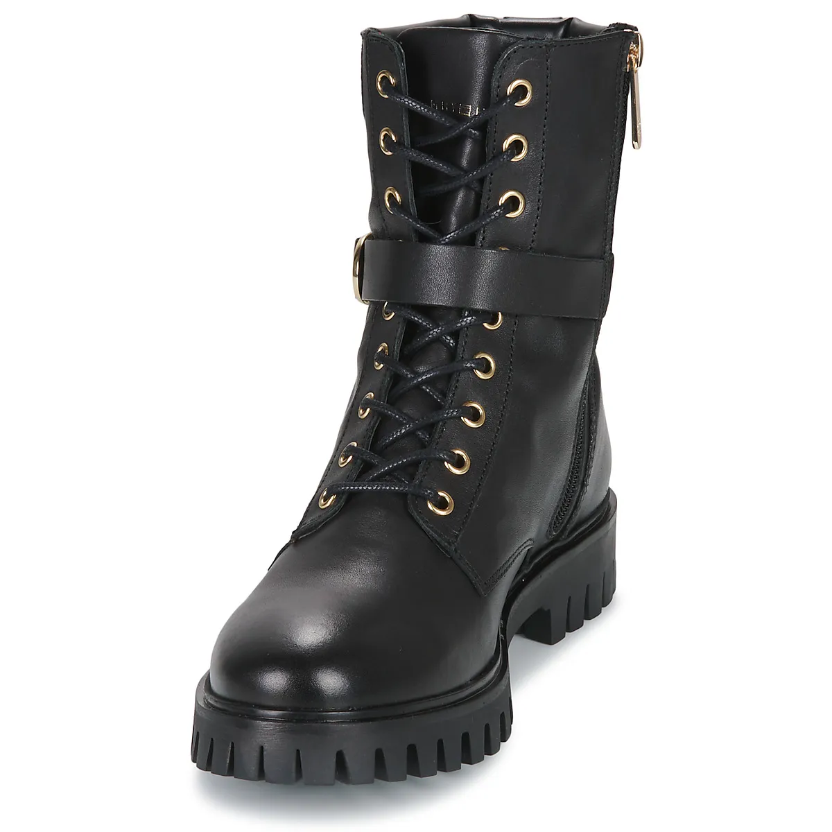 Tommy Hilfiger Buckle Lace Up Boot