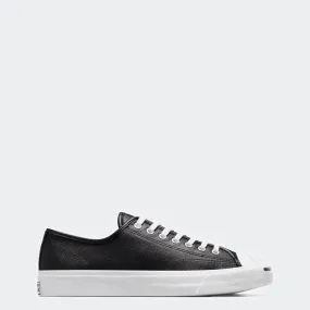 Unisex Converse Jack Purcell Leather Shoes Black