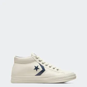 Unisex Converse Star Player 76 Mid Shoes Egret Navy