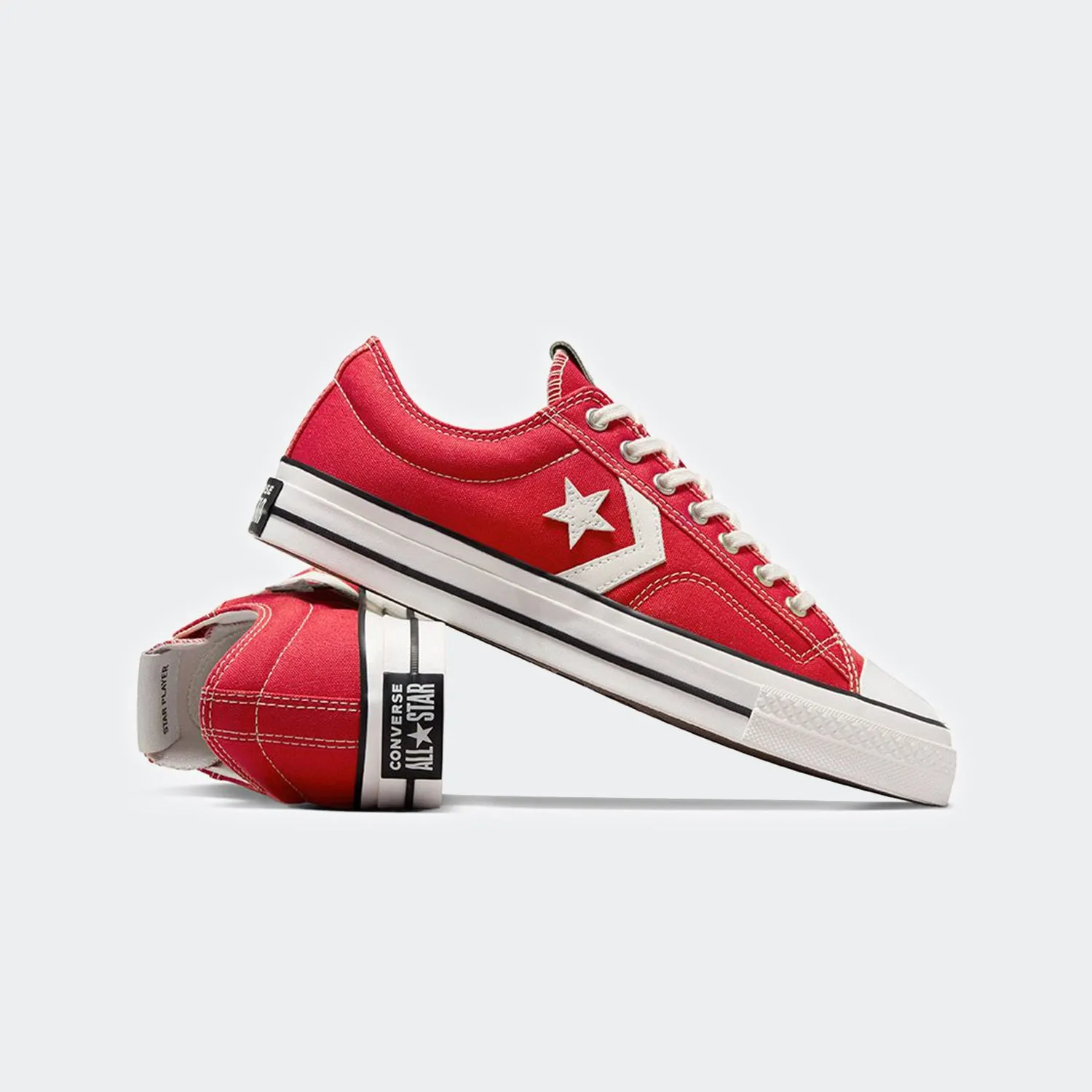 Unisex Converse Star Player 76 Premium Canvas Shoes Red