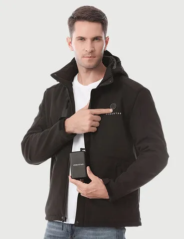 [Upgraded] Men’s Heated Jacket 7.4V (Up to 20 Heating Hours)