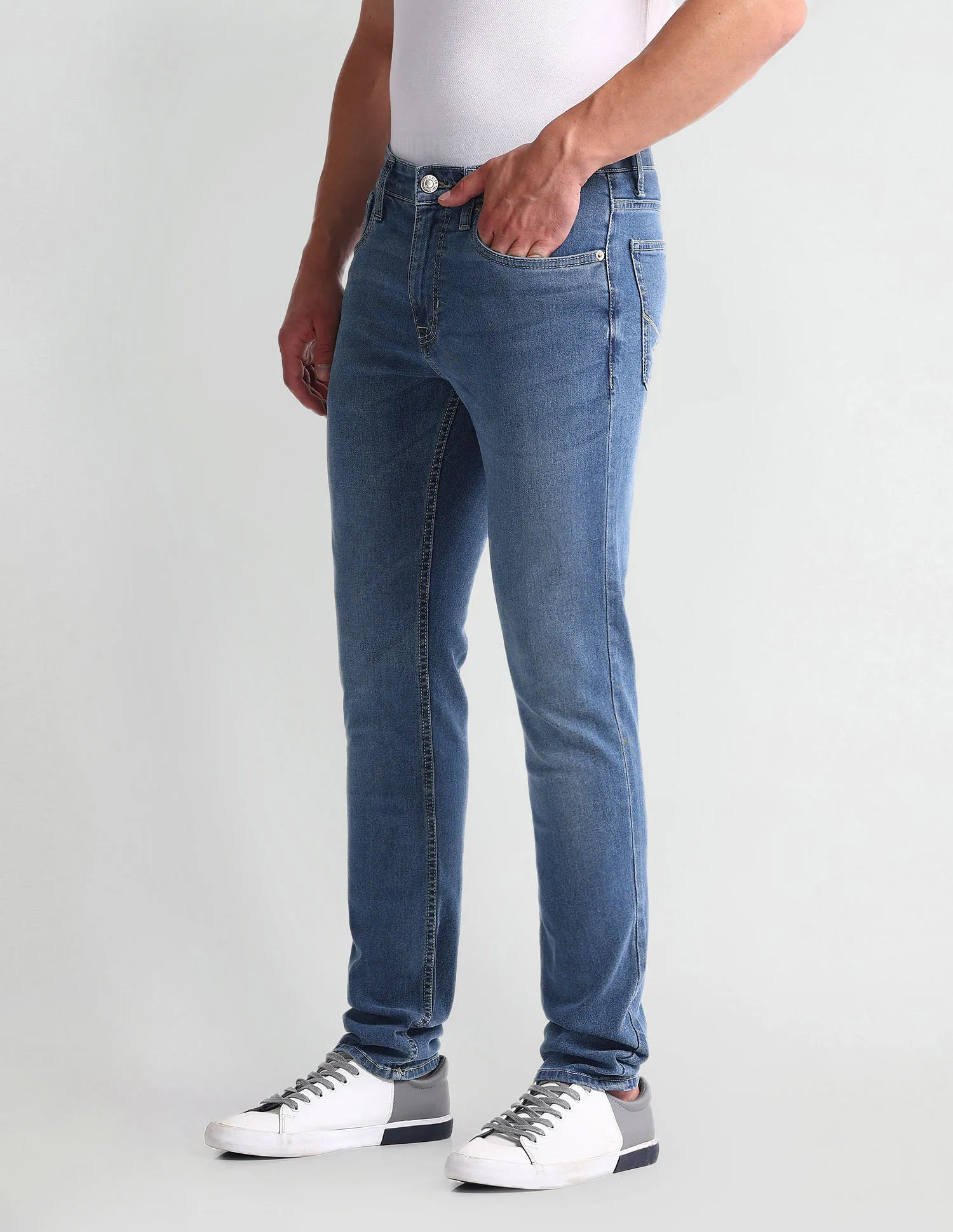 U.S. Polo Assn. Denim Co. Brandon Slim Tapered Blue Jeans