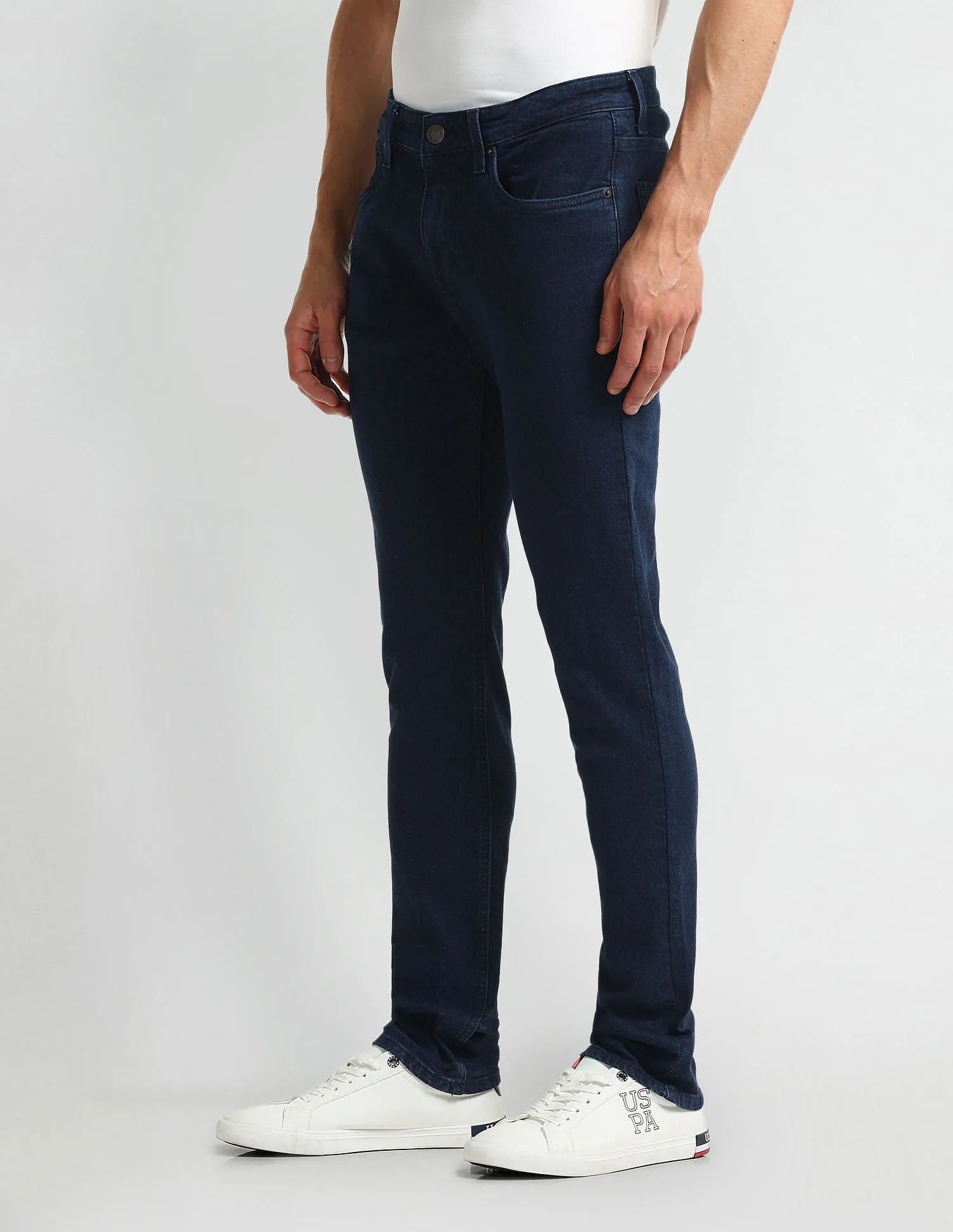 U.S. Polo Assn. Denim Co. Brandon Slim Tapered Navy Jeans