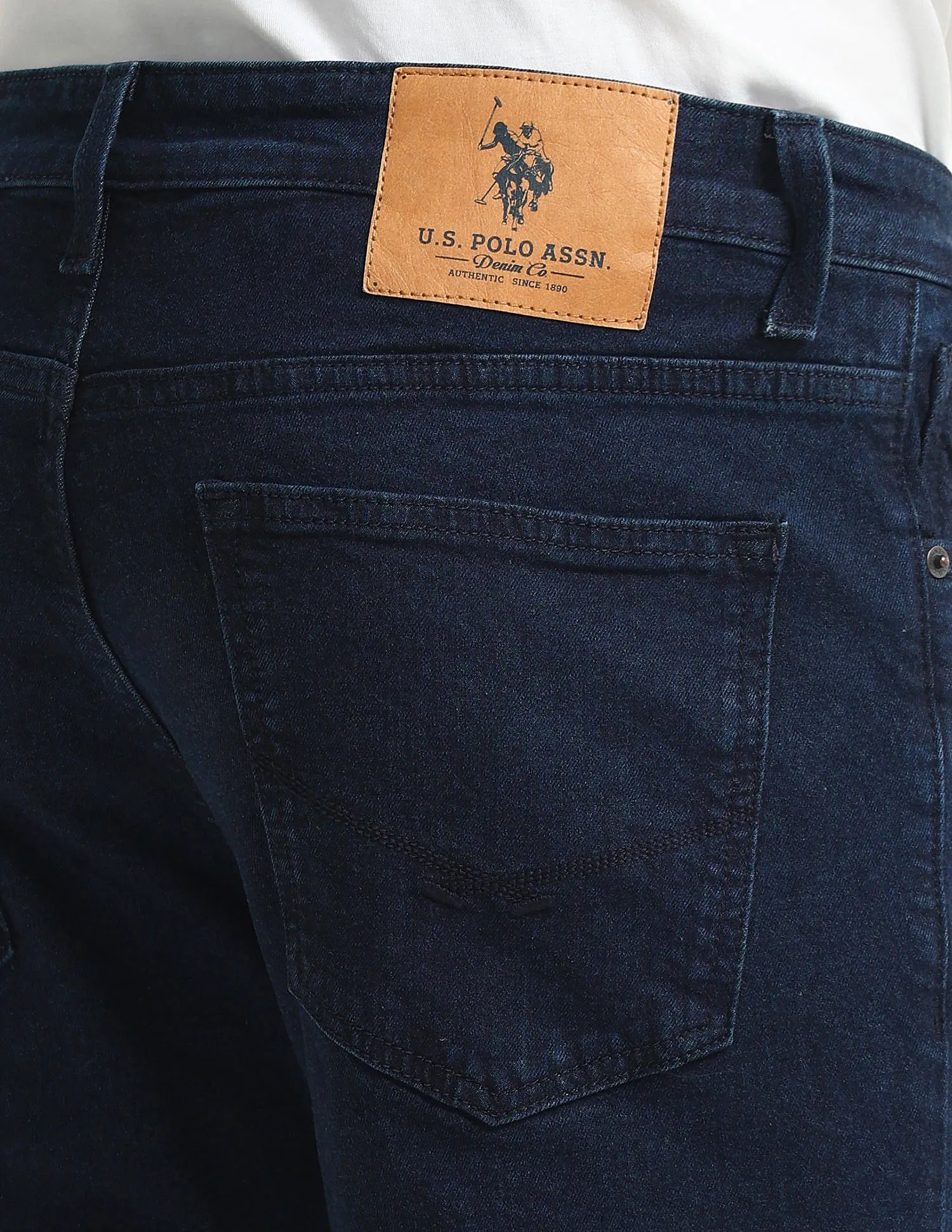 U.S. Polo Assn. Denim Co. Brandon Slim Tapered Navy Jeans