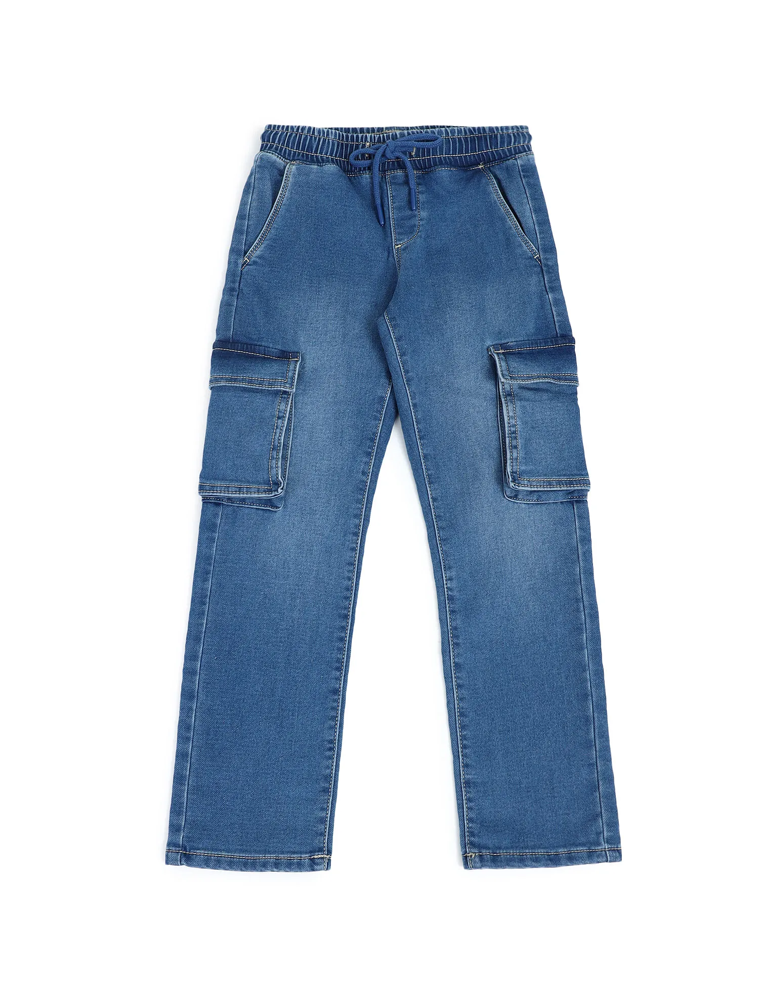 U.S. Polo Assn. Kids Boys Regular Fit Mid Rise Jeans