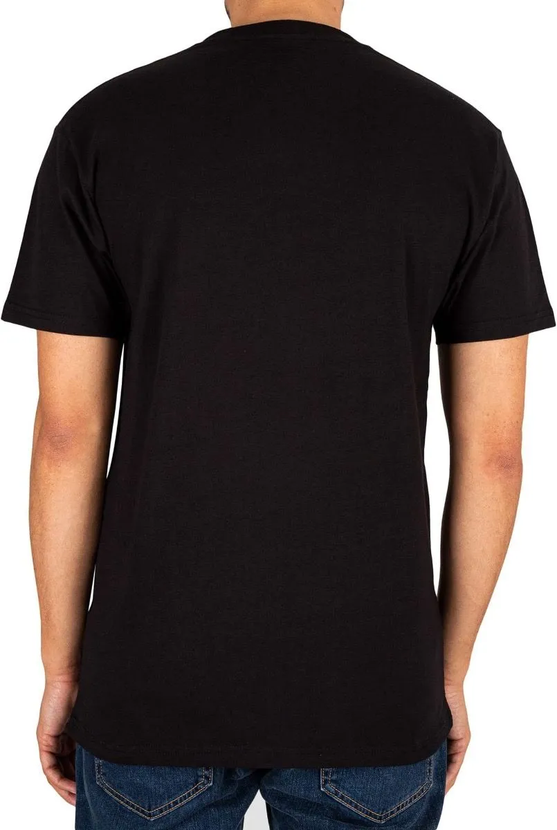 VANS Classic Print Crew Neck T-Shirt Black