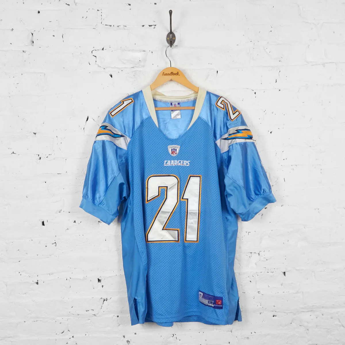 Vintage Reebok Los Angeles Chargers NFL Tomlison Jersey - Blue - XL