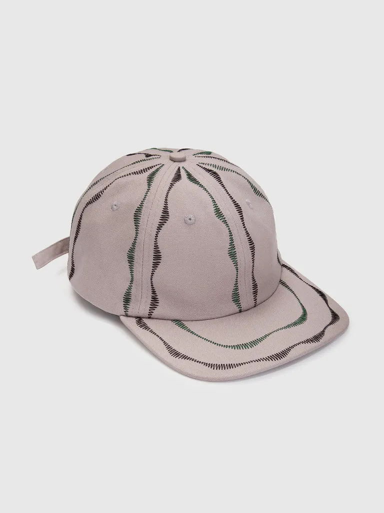 Welder's Stitch Pinwheel Hat Grey