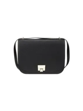 Women s Accordion Flap Shoulder Bag Black 271044