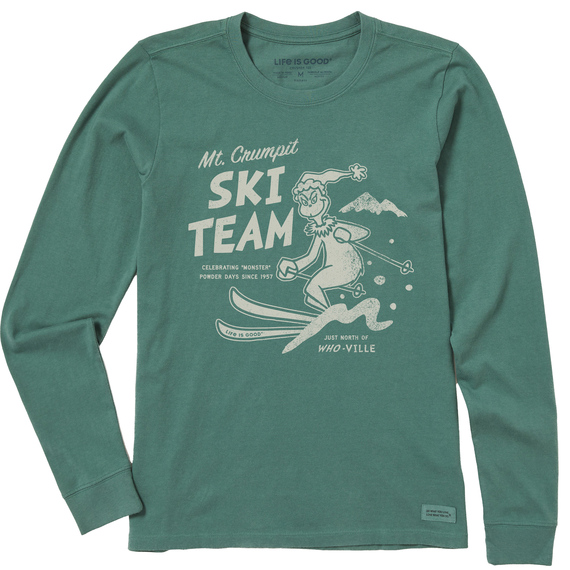 Women's Mt Crumpit Ski Team Long Sleeve Crusher Tee