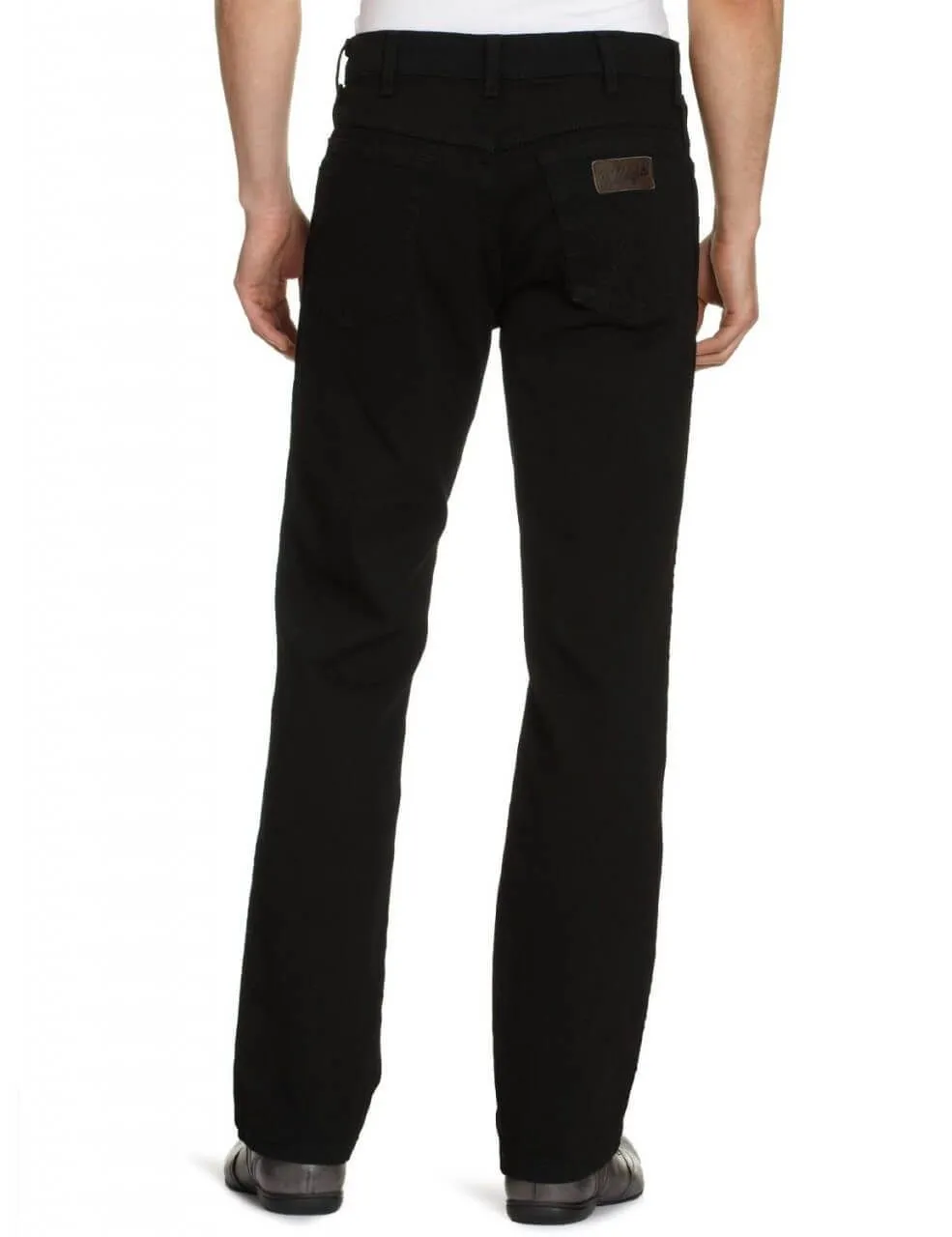 Wrangler Jeans Texas Stretch Denim Black Overdye