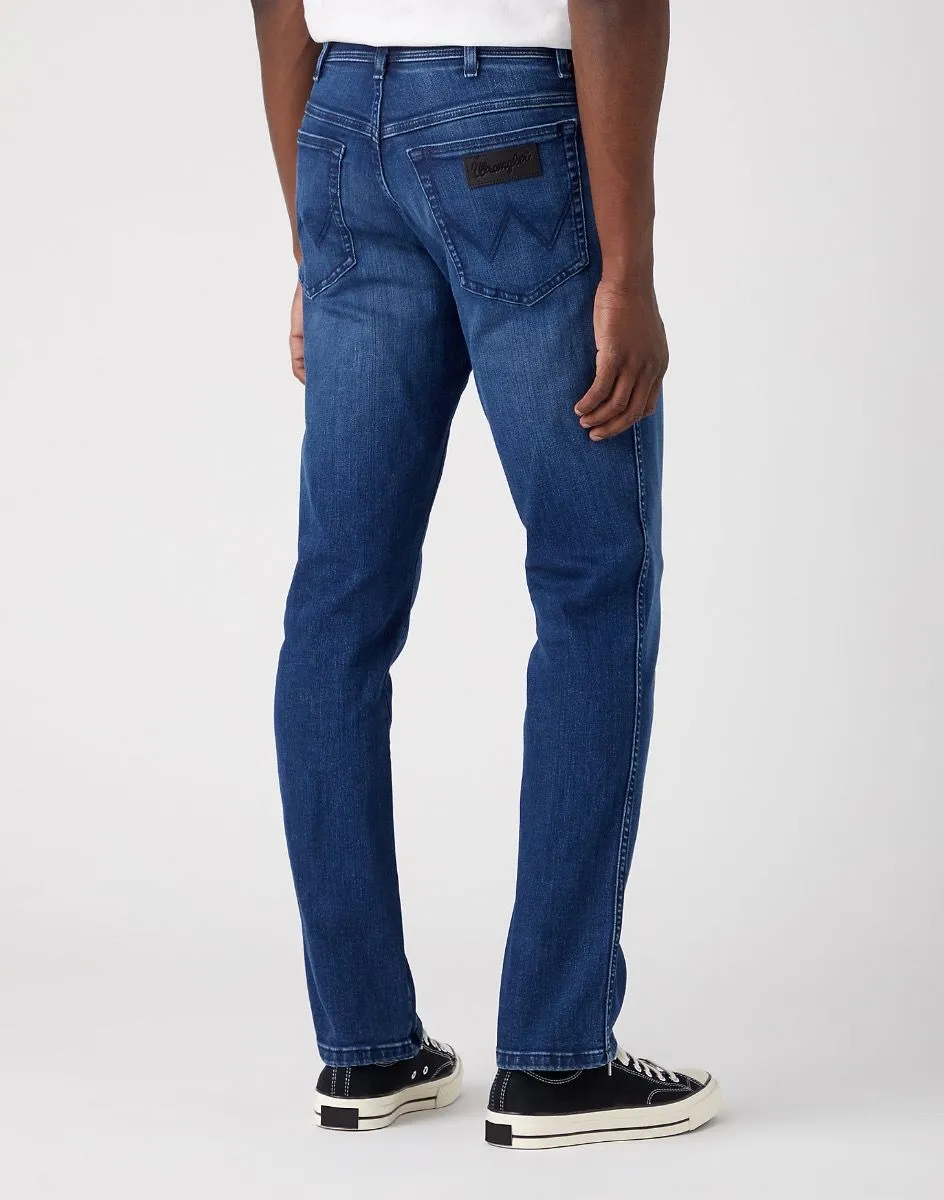 Wrangler Texas Slim Denim Jeans Apollo