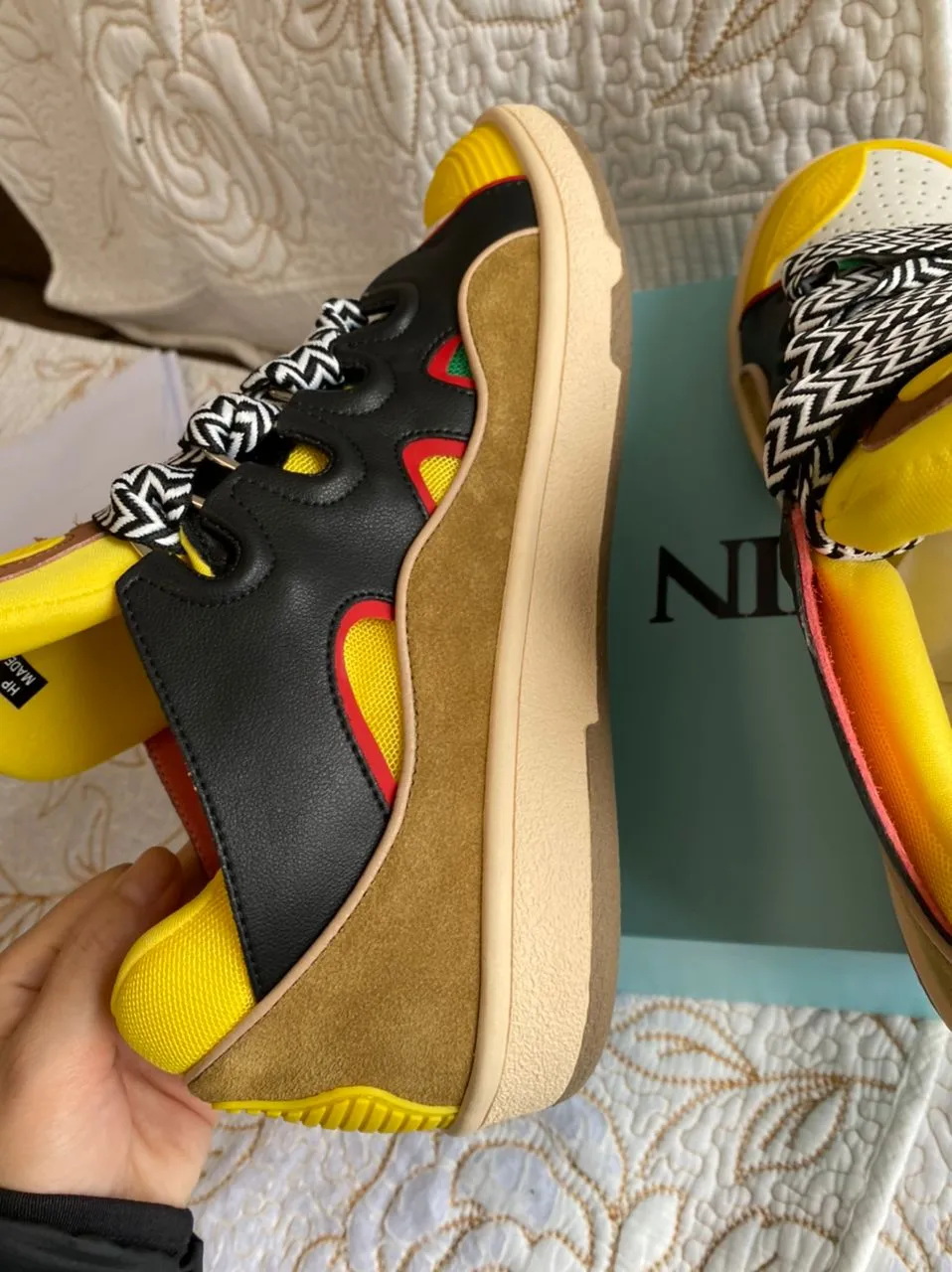 Yellow Curb Skate Sneakers