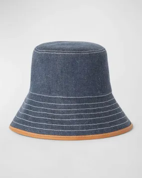 Zita Denim Cotton Bucket Hat